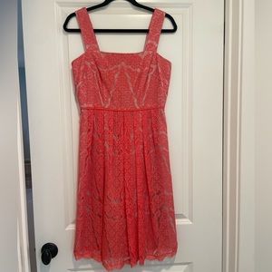 Adrianna papell lace dress in like new condition